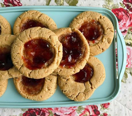 Peanut Butter & Jam Cookies