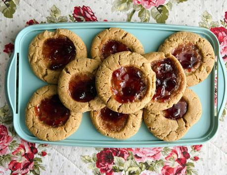 Peanut Butter & Jam Cookies