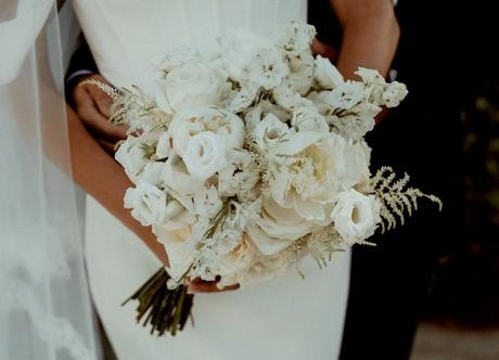 Romantic Summer Wedding White Florals