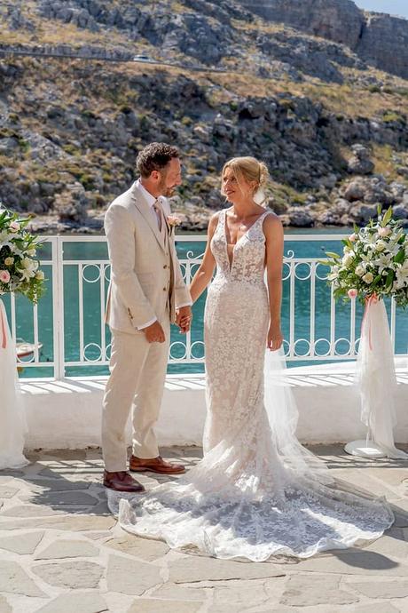 Summer Rhodes Wedding Romantic Touches