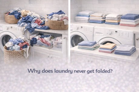 Image: Laundry Folding Chaos: Why Does Laundry Never Get Folded?