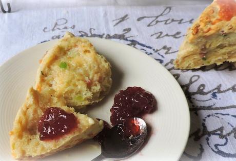 Cheese, Spring Onion & Bacon Scones