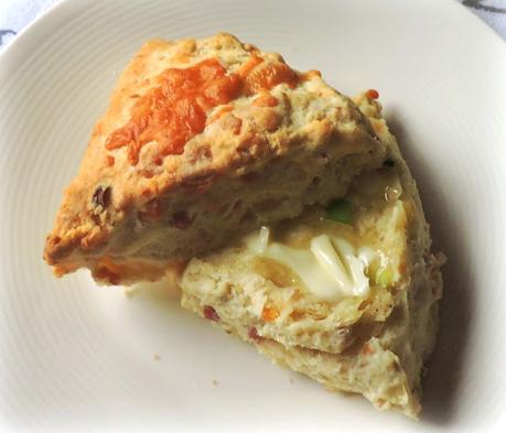 Cheese, Spring Onion & Bacon Scones