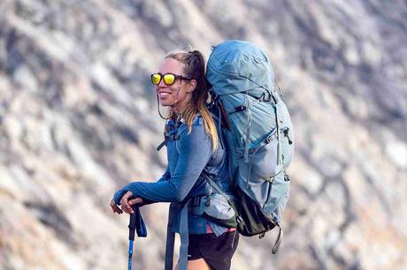 Backpacking Backpacks Deuter Aircontact Core side profile