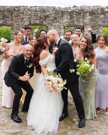isabella ryan real wedding bridesmaids gomsmen reception janine furtado photo co