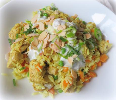 Curried Chicken & Coconut Rice Casserole