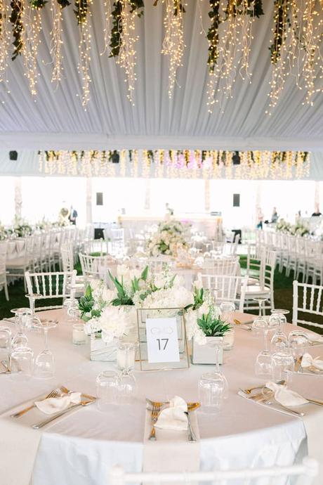 Chic Spring Wedding Gorgeous White Florals