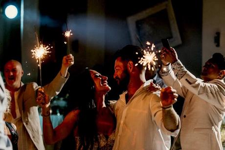 Chic All White Wedding