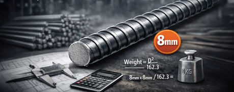 8mm Rod Weight: Complete Guide for Construction by Radha TMT