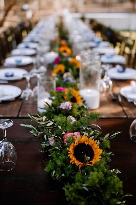Rustic Chic Olive Grove Wedding Decor Ideas