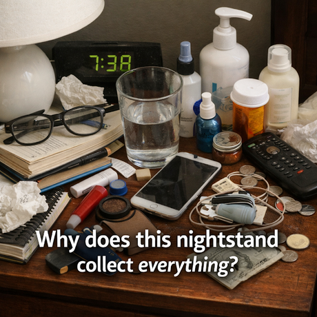 Image: Bedside Organization on Wayfair