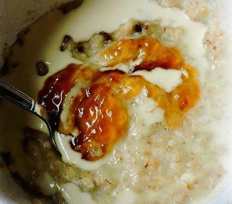 Breakfast Oats with Dates & Marmalade