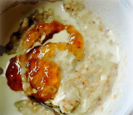 Breakfast Oats with Dates & Marmalade