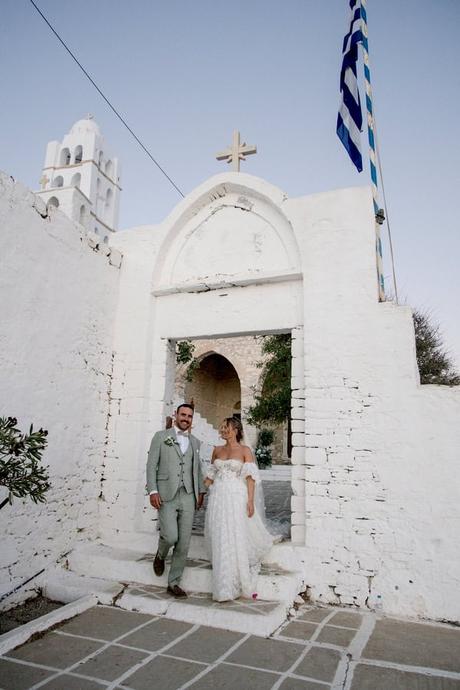 Romantic Summer Wedding Weekend Folegandros