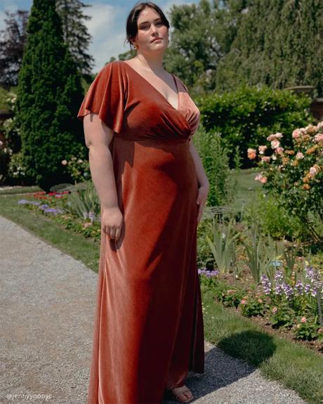 wedding guest dresses spring velvet long for plus size jenny yoo