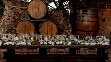 Rustic Chic Pastel Wedding Vineyard