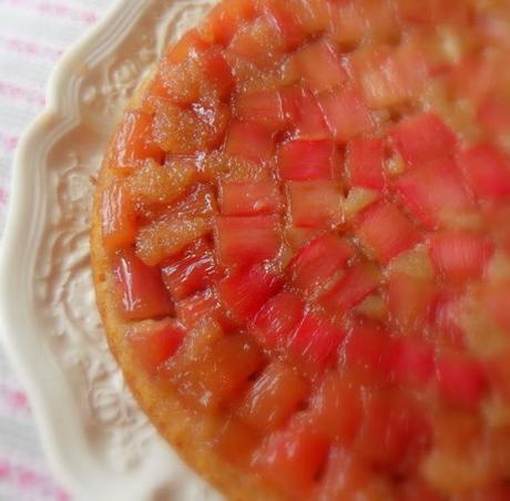 Rhubarb Upside Down Cake Rhubarb Upside Down Cake