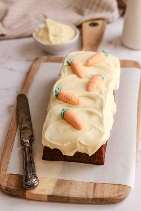 Carrot and pineapple loaf cakes