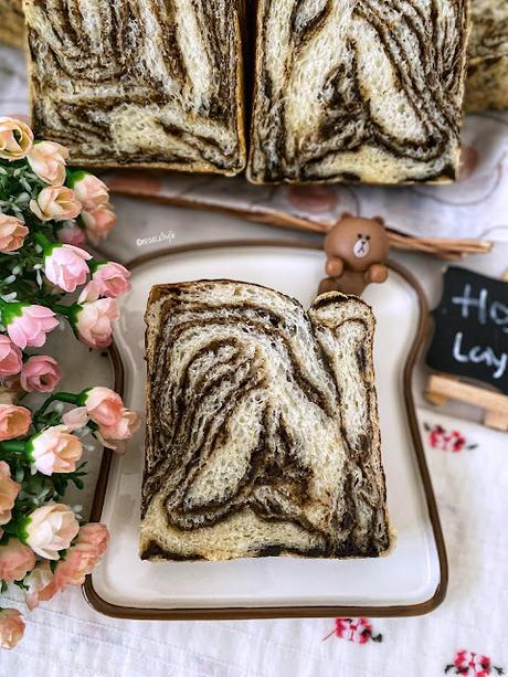 Hojicha Layered Bread