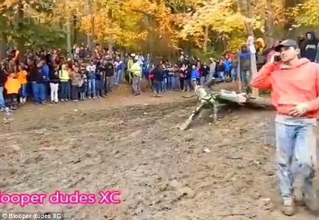 getting under the train - escape without a scratch ... cellphone speaking !!