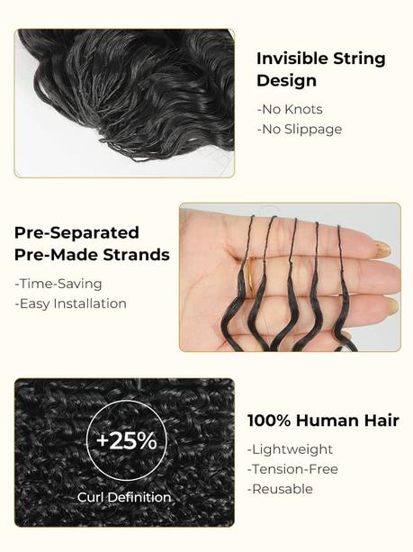 Human Crochet Hair Extensions for Flexible Protective Styling Human Crochet Hair Extensions for Flexible Protective Styling