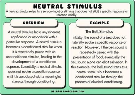 Neutral Stimulus Examples