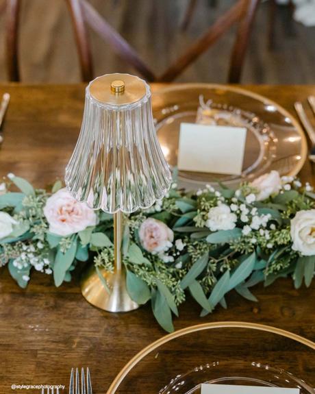 mr mrs wagner decor table centerpiece lamp