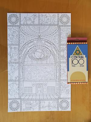CENTRAL 100 COLOR-BY-NUMBER READING CHALLENGE : Los Angeles Public Library, Los Angeles, CA