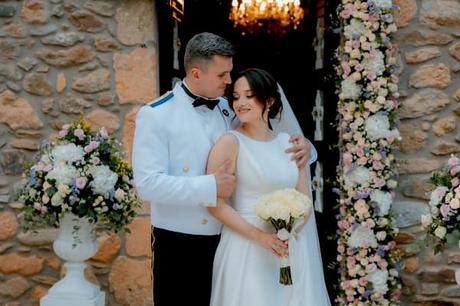 Romantic Spring Wedding Sparta Blush Pink Roses
