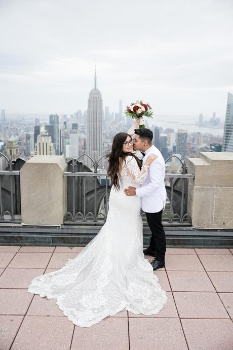 Allison and Andrew’s Wedding in Cop Cot, with Photos at the Top of the Rock and in Brooklyn