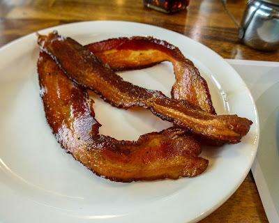 Flowers, geese, bacon