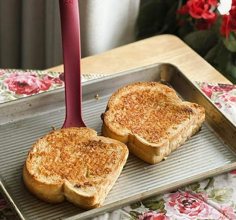 Sheet Pan Grilled Cheese for Two
