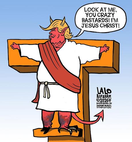 The Deranged Demagogue Thinks He's Jesus