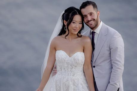 Fairytale destination wedding with white roses and eucalyptus | Shelley & Vassilios