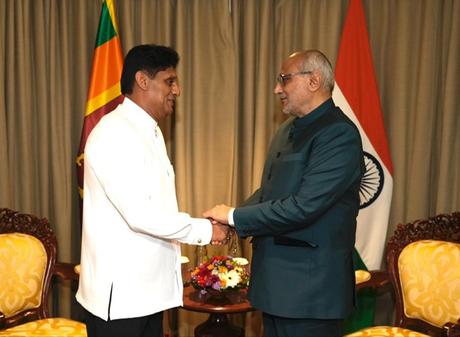 Indian Vice President meets Opposition leader Sajith Premadasa IMG 9627