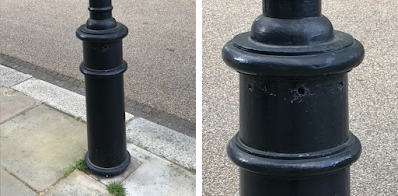 Cannon lamp posts