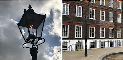 Cannon lamp posts