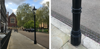 Cannon lamp posts