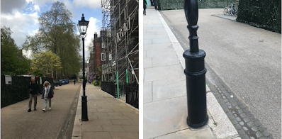 Cannon lamp posts