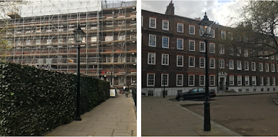 Cannon lamp posts