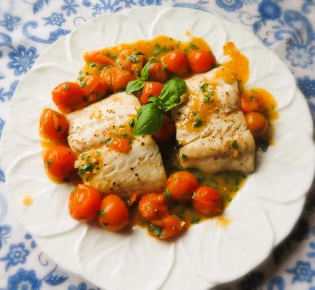 Tomato & Herb Sauced Cod