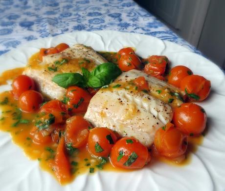 Tomato & Herb Sauced Cod