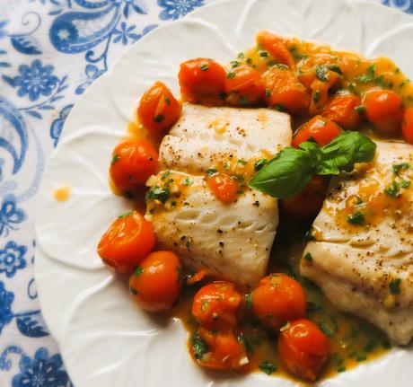 Tomato & Herb Sauced Cod