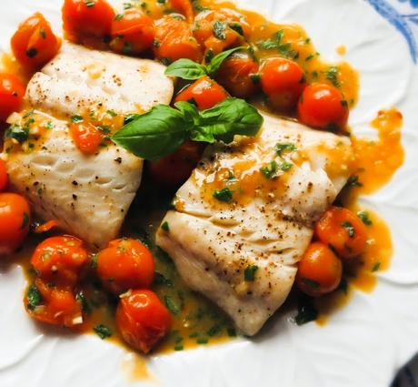 Tomato & Herb Sauced Cod
