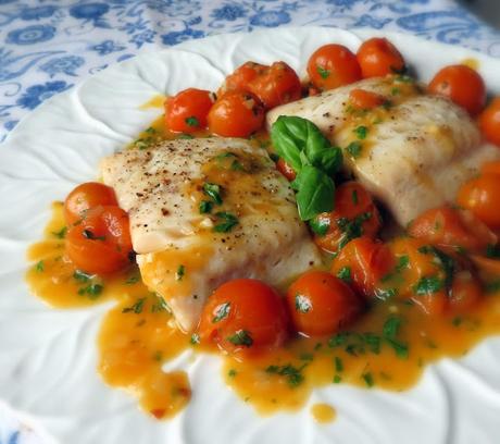 Tomato & Herb Sauced Cod