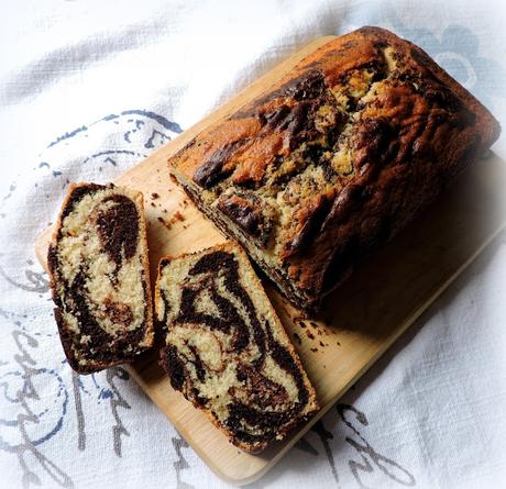 Chocolate Marble Loaf Cake