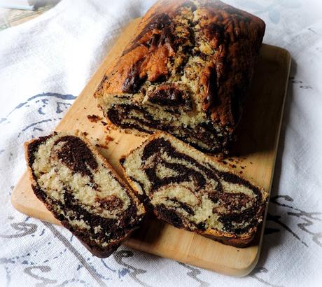 Chocolate Marble Loaf Cake