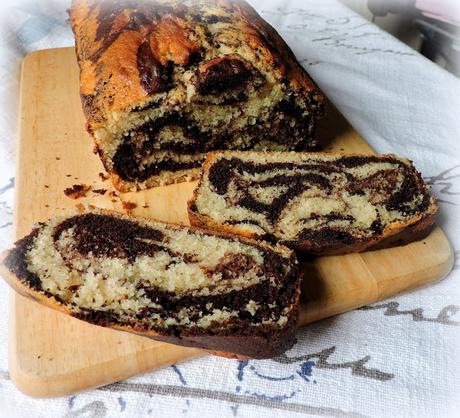 Chocolate Marble Loaf Cake