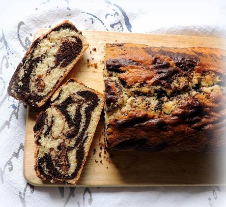 Chocolate Marble Loaf Cake