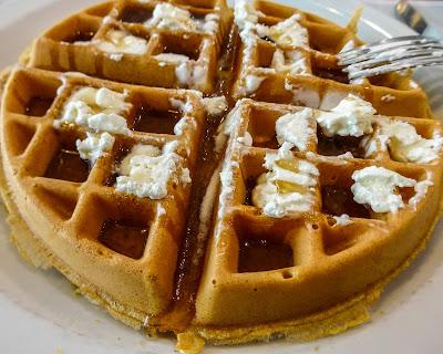 Waffles for breakfast
